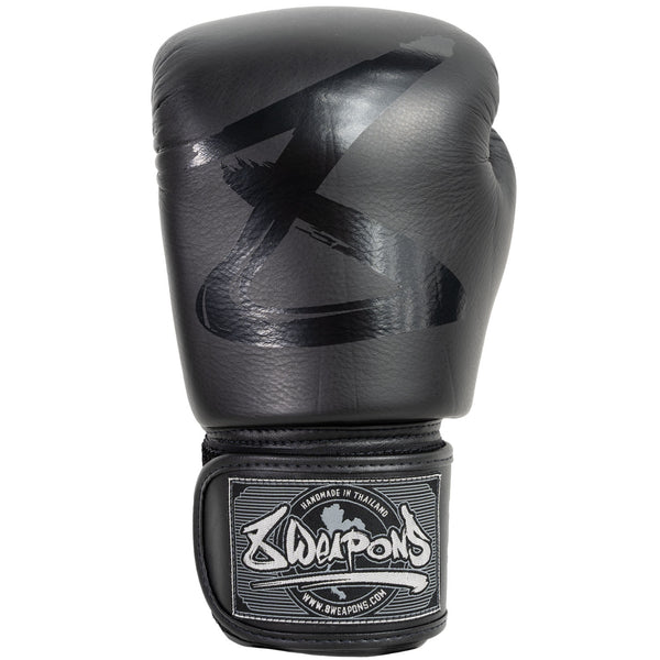 8 WEAPONS Boxhandschuhe, BIG 8 Premium, schwarz-matt
