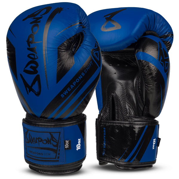8 WEAPONS Boxhandschuhe, Shift Competition, blau-schwarz