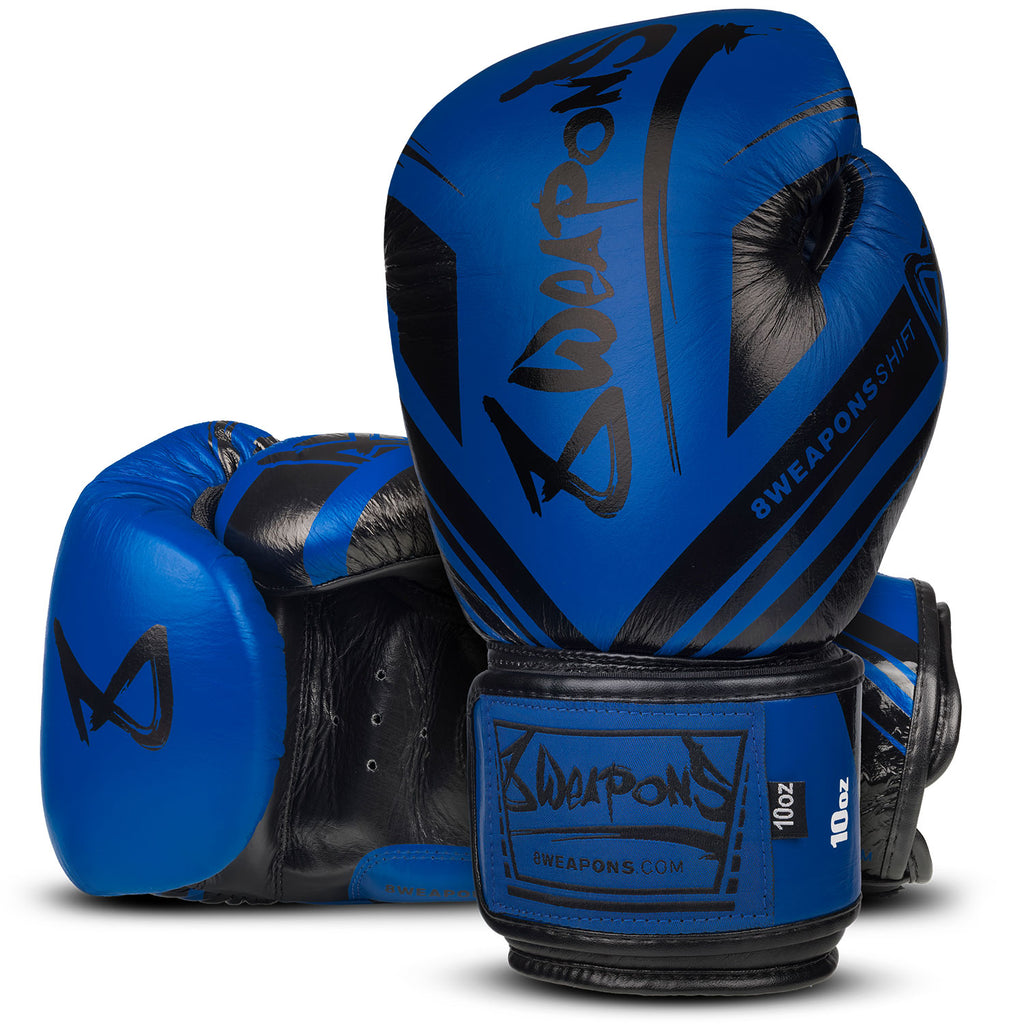 8 WEAPONS Boxhandschuhe, Shift Competition, blau-schwarz