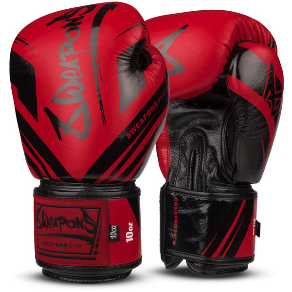 8 WEAPONS Boxhandschuhe, Shift Competition, rot-schwarz