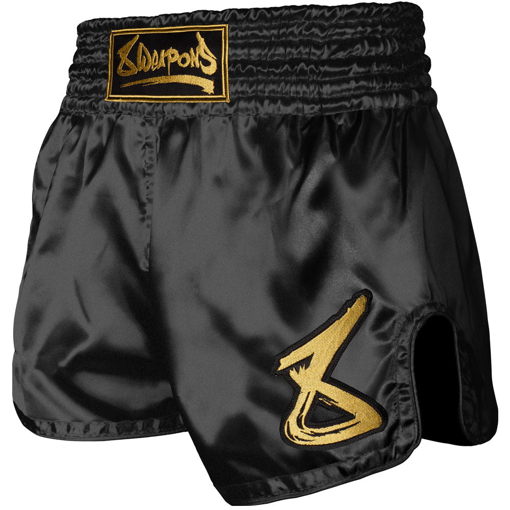 8 WEAPONS Strike Shorts, schwarz-gold