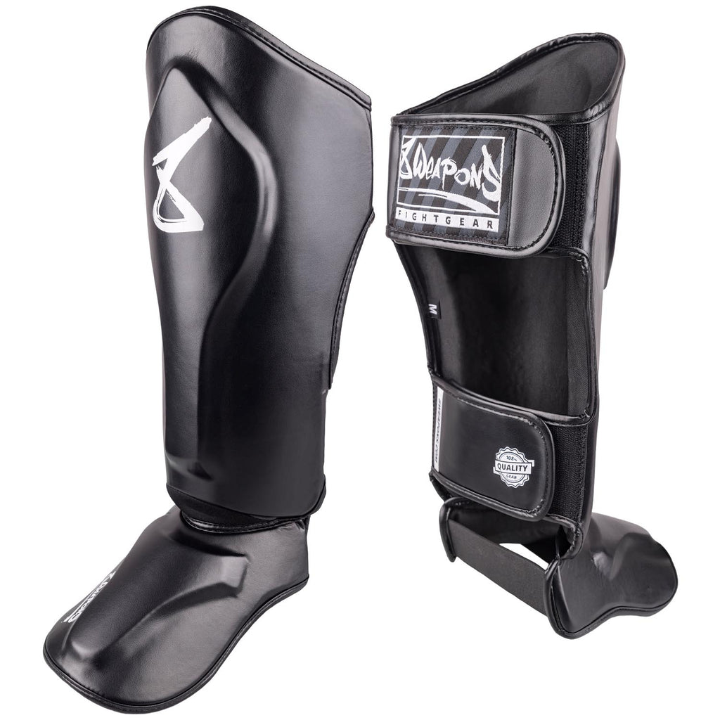8 WEAPONS Schienbeinschoner, Pure, schwarz