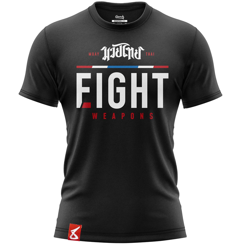 8 WEAPONS T-Shirt, The Fight, schwarz