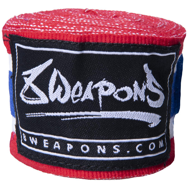 8 WEAPONS Boxbandagen, halbelastisch, 3.5 m, thai
