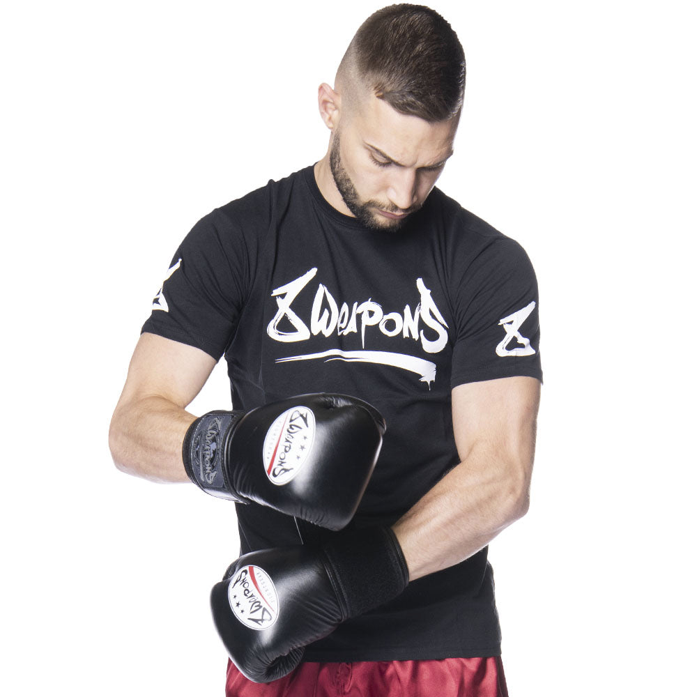 8 weapons handschuhe 8 WEAPONS Boxhandschuhe, Leder, Classic, schwarz