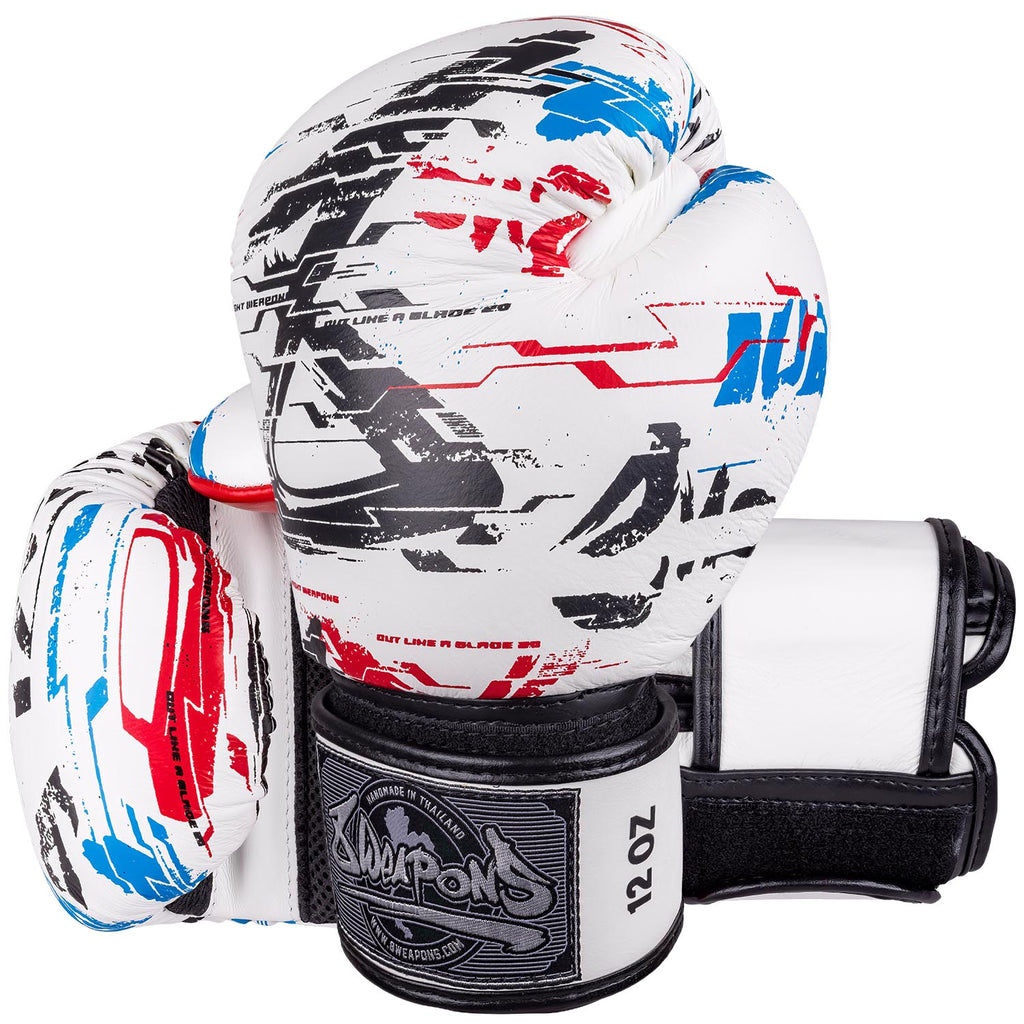 8 WEAPONS Boxhandschuhe, Cut like a Blade 2.0, weiß