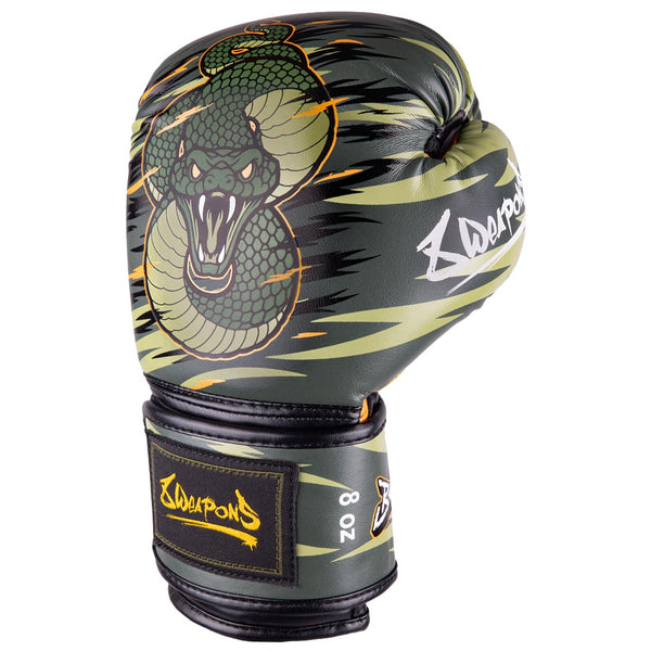 8 WEAPONS Boxhandschuhe, Kinder, Beastial Viper, khaki