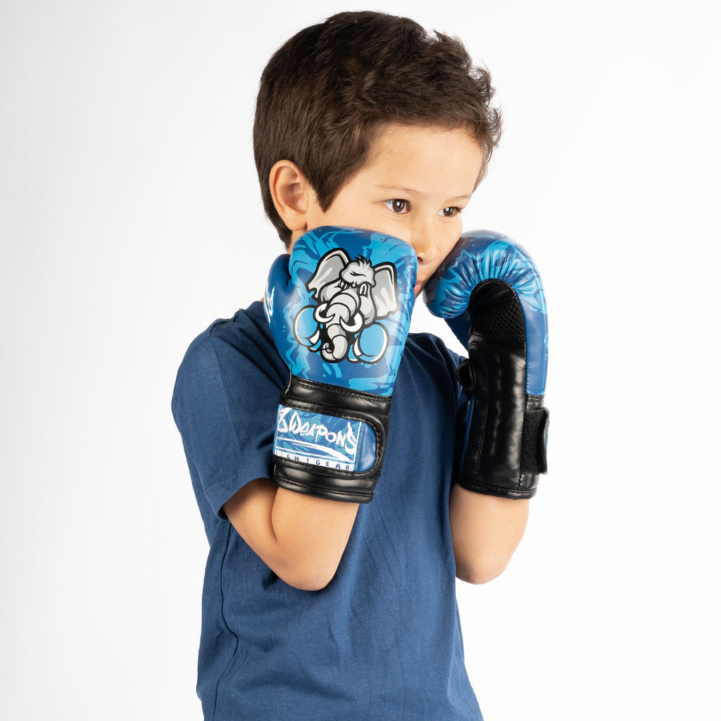 8 oz handschuhe 8 WEAPONS Boxhandschuhe, Kinder, Jipe, blau – 8 WEAPONS Fightgear Shop