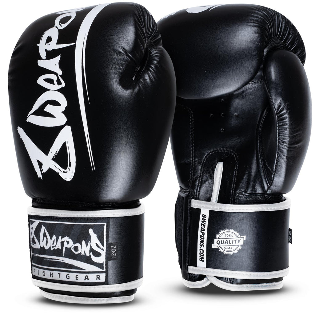8 WEAPONS Boxhandschuhe, Unlimited 2.0, schwarz-weiß