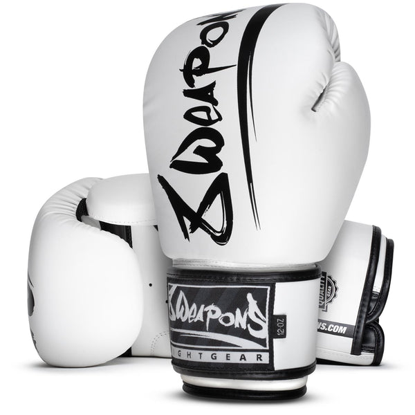 8 WEAPONS Boxhandschuhe, Unlimited 2.0, weiß-schwarz