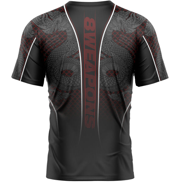 8 WEAPONS Functional T-Shirt, Naga Yant, schwarz-rot