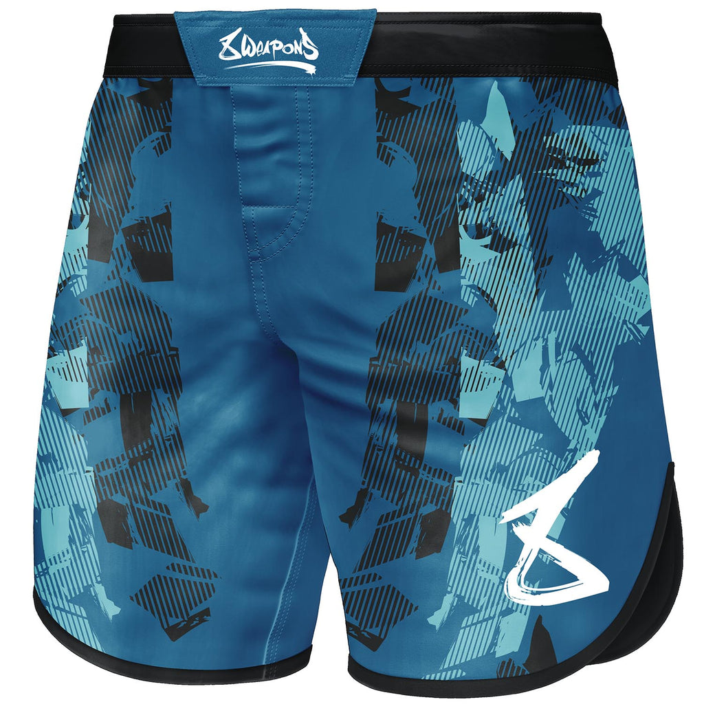 8 WEAPONS Fight Shorts, Hit 2.0, navy-schwarz