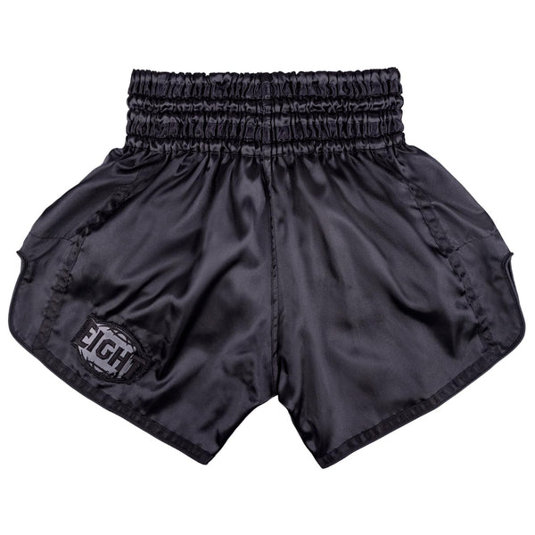 8 WEAPONS Muay Thai Shorts, Bangkok, schwarz-matt