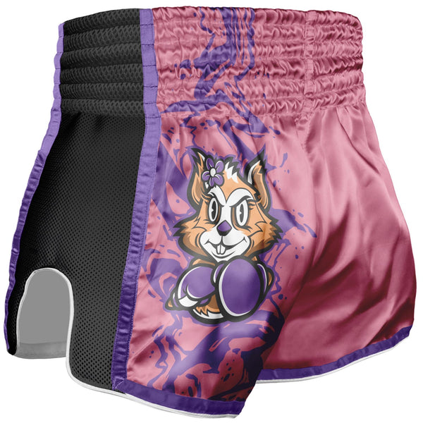 8 WEAPONS Muay Thai Shorts, Kinder, Jenny, pink