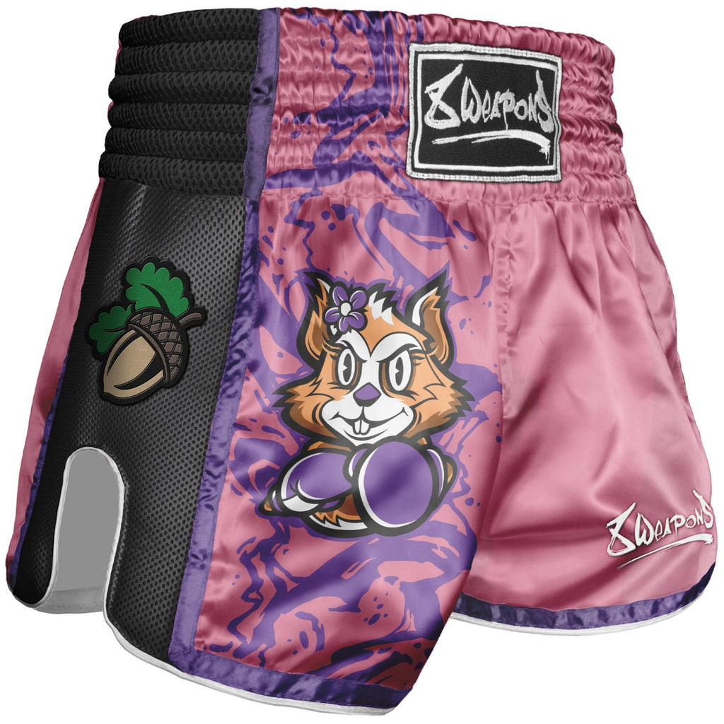 8 WEAPONS Muay Thai Shorts, Kinder, Jenny, pink