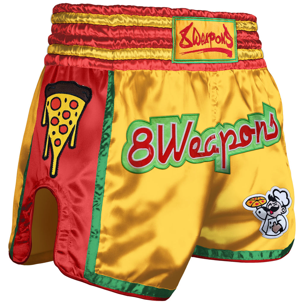 8 WEAPONS Muay Thai Shorts - Muay Pizza