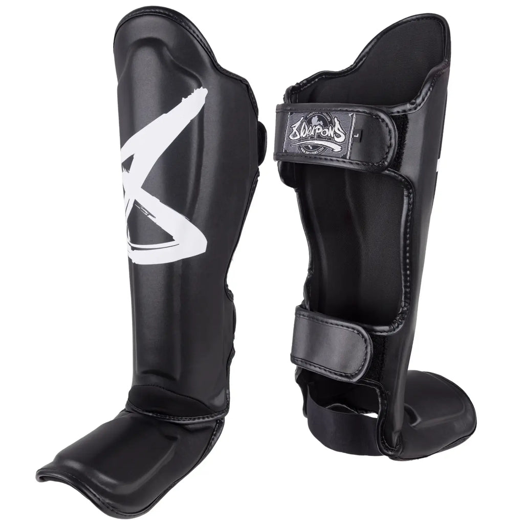 8 WEAPONS Schienbeinschoner, BIG 8 Premium, schwarz