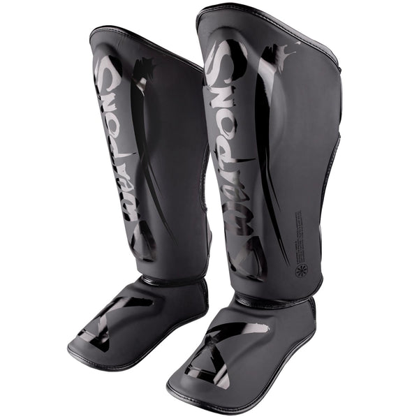 8 WEAPONS Schienbeinschoner, Force 8, schwarz-matt