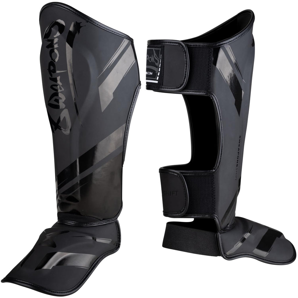 8 WEAPONS Schienbeinschoner, Shift, schwarz-matt