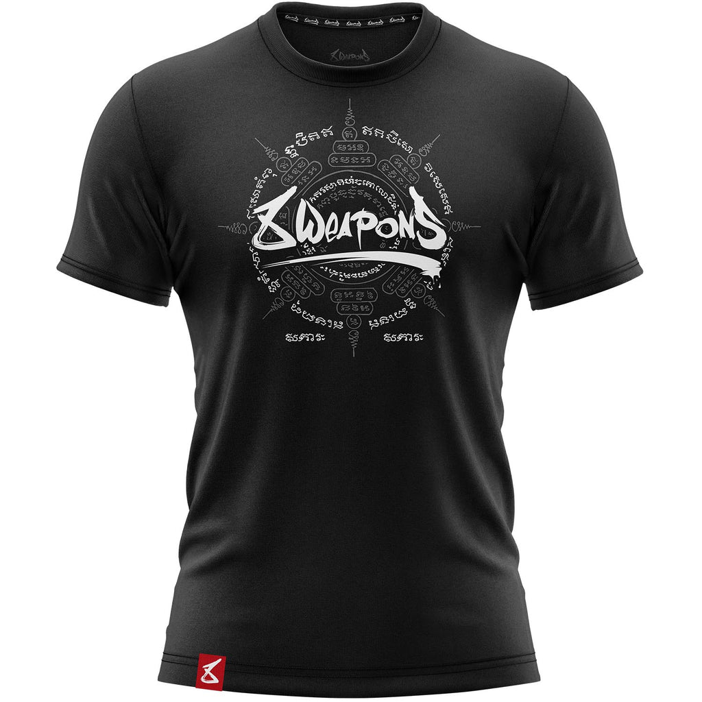 8 WEAPONS T-Shirt, 8 Ways Yant 2.0, schwarz-matt