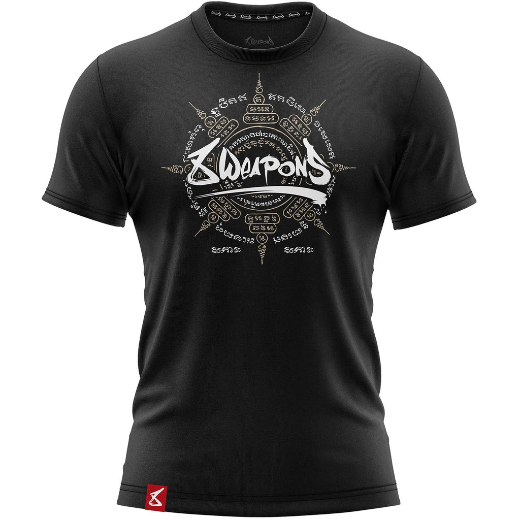 8 WEAPONS T-Shirt, 8 Ways Yant 2.0, schwarz-sand