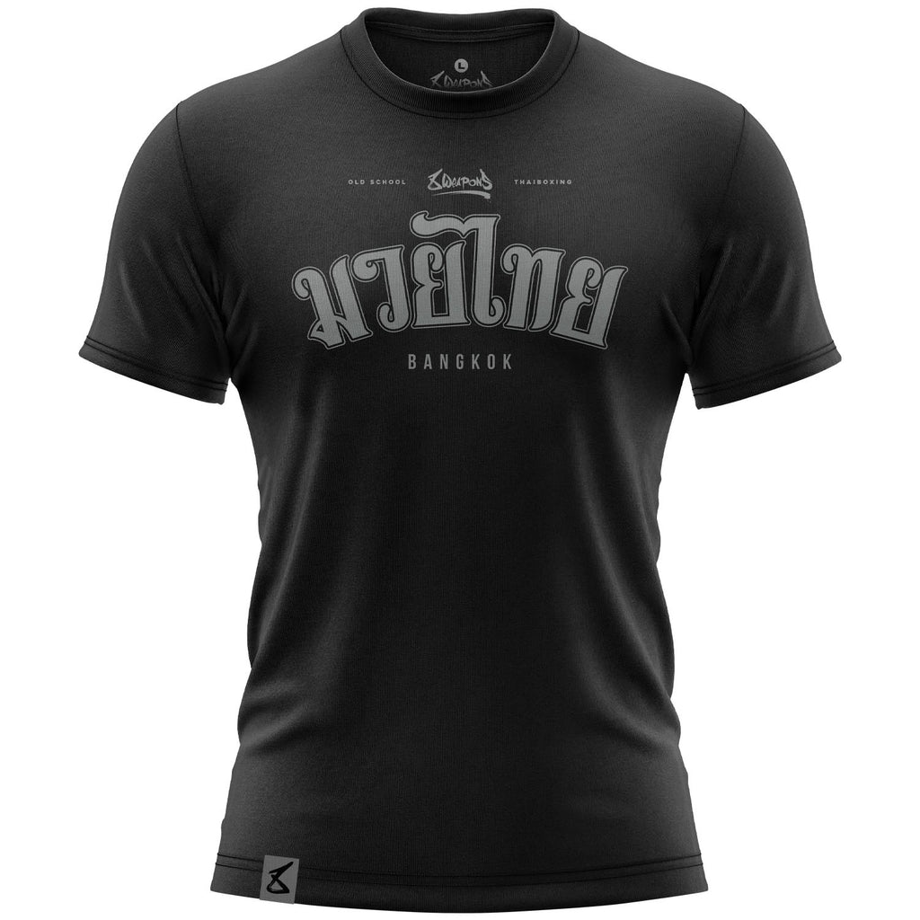 8 WEAPONS T-Shirt, Bangkok, schwarz-matt