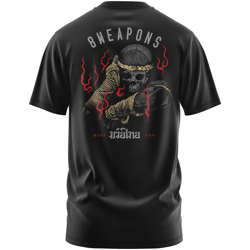 8 WEAPONS T-Shirt, Boran Skull, schwarz
