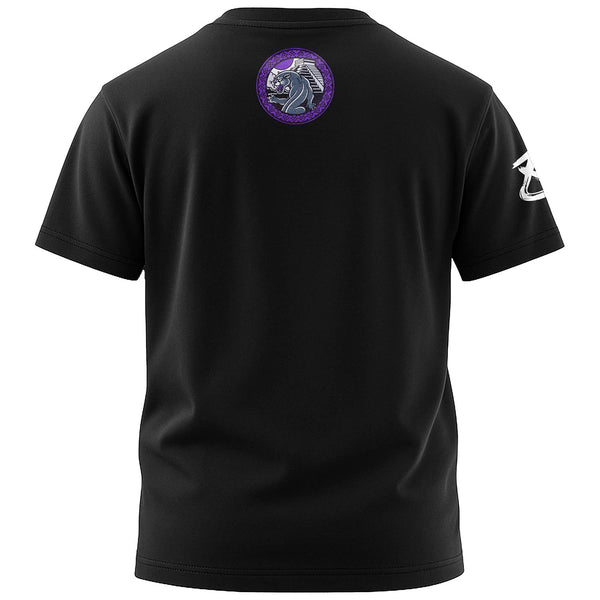 8 WEAPONS T-Shirt, Kinder, Beastial Panther, schwarz-lila