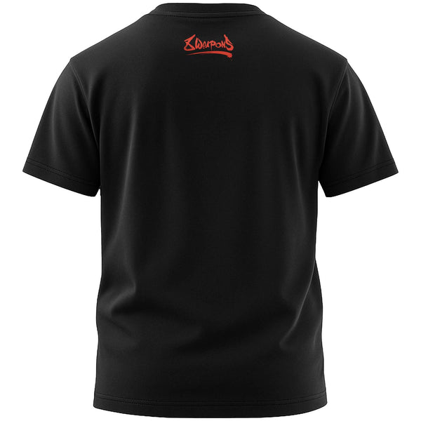 8 WEAPONS T-Shirt, Kinder, Joe, schwarz-rot