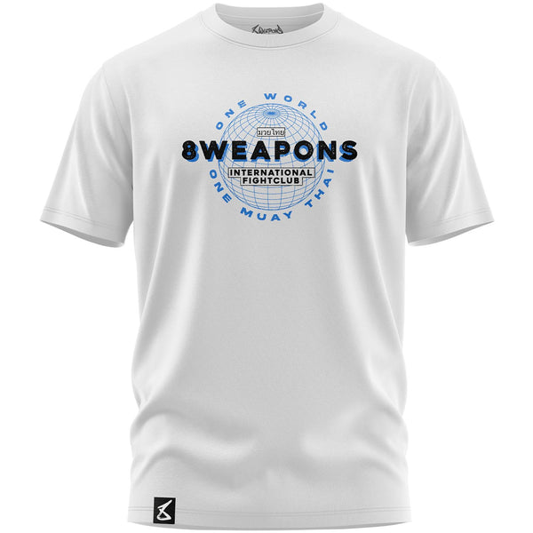 8 WEAPONS T-Shirt, 1W1MT Oversize, weiß