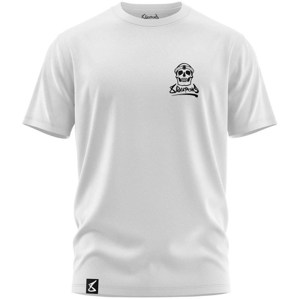 8 WEAPONS T-Shirt, Dedication Oversize, weiß