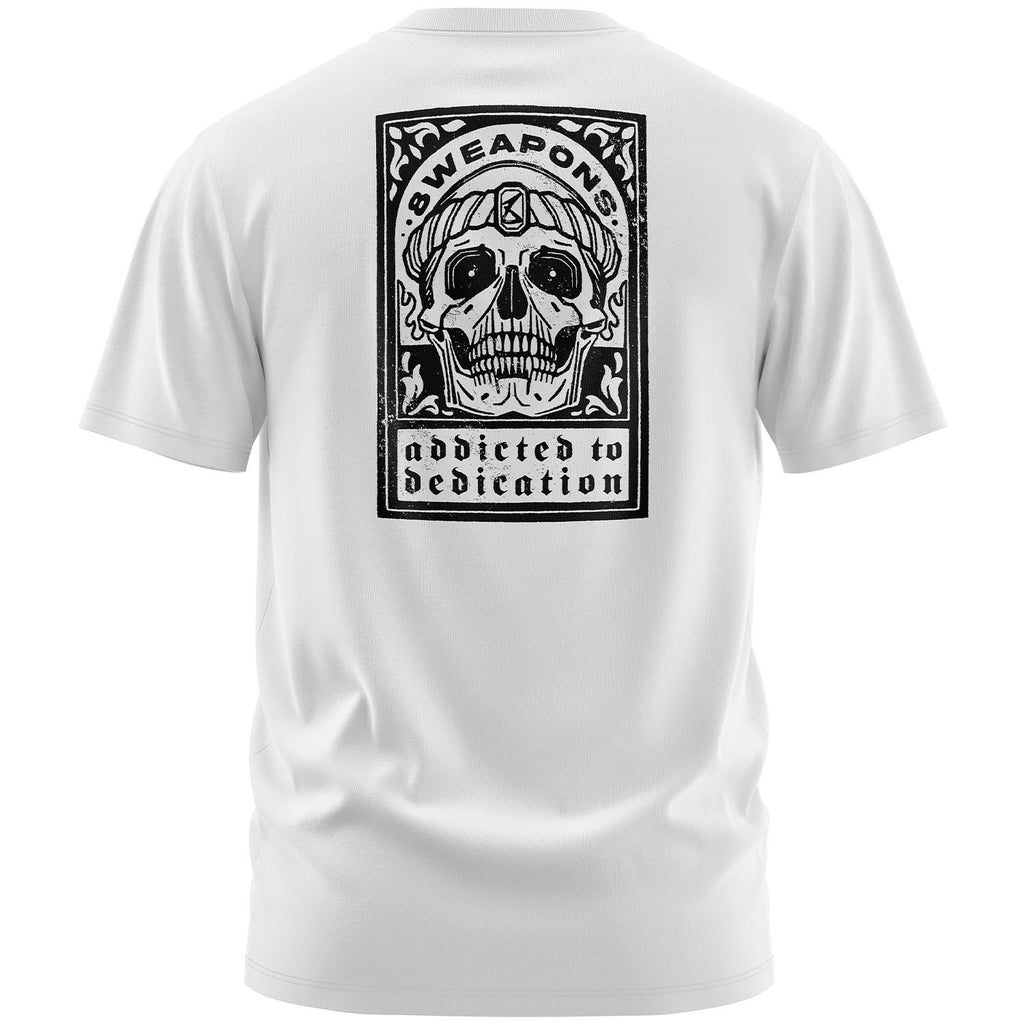 8 WEAPONS T-Shirt, Dedication Oversize, weiß