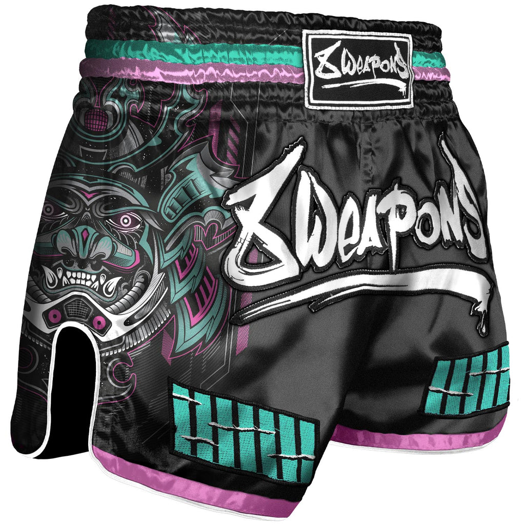 8 WEAPONS Muay Thai Shorts, Samurai 2.0, cyber