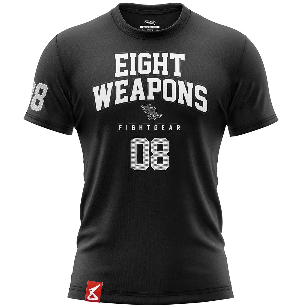 8 WEAPONS T-Shirt, Team 08 2.0, schwarz